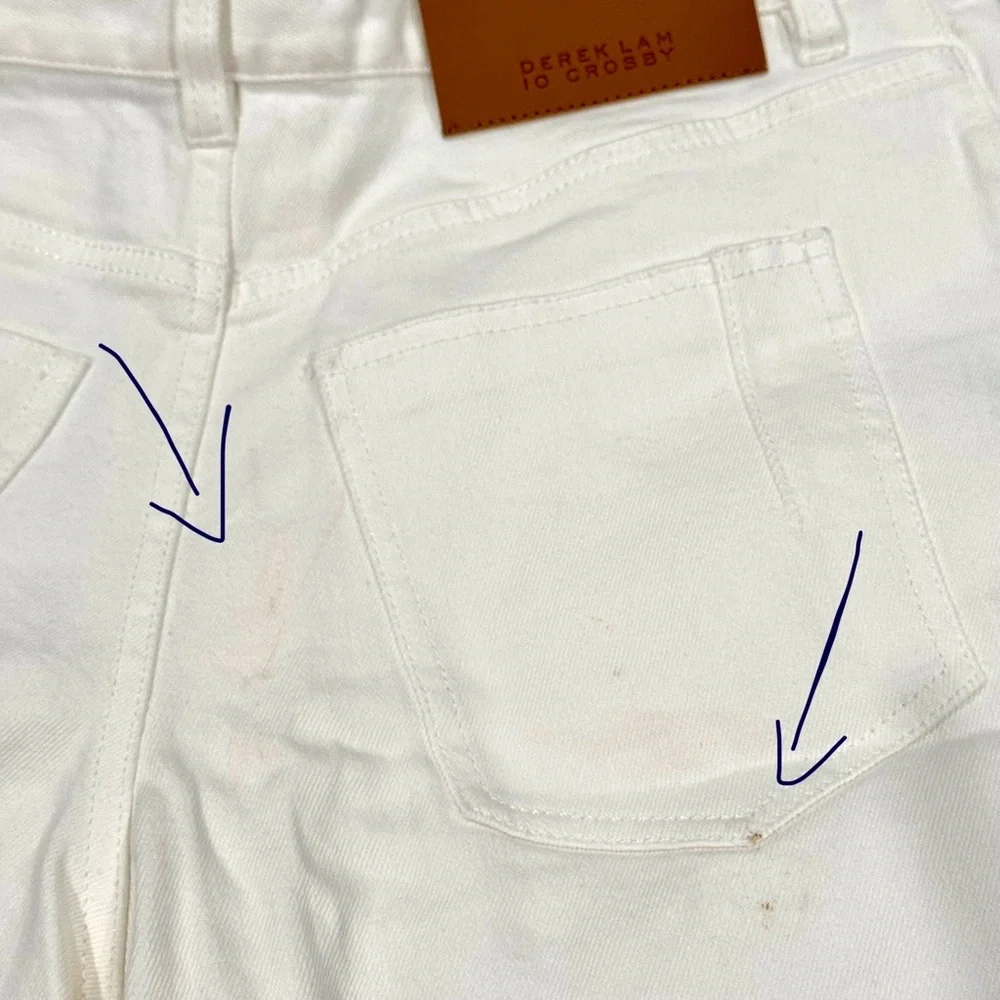 Derek Lam | NWOT Von Frayed Denim Bermuda‎ Shorts